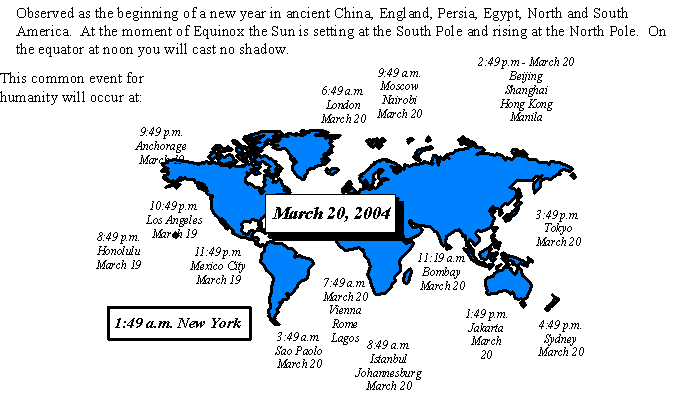 Earth Day 2004 - Friday March 20,  1:49 AM EST