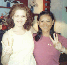 Zhu Ying and Carmen Colombo