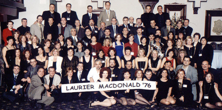 Laurier Macdonald 25th Anniversary Reunion Class of 1976